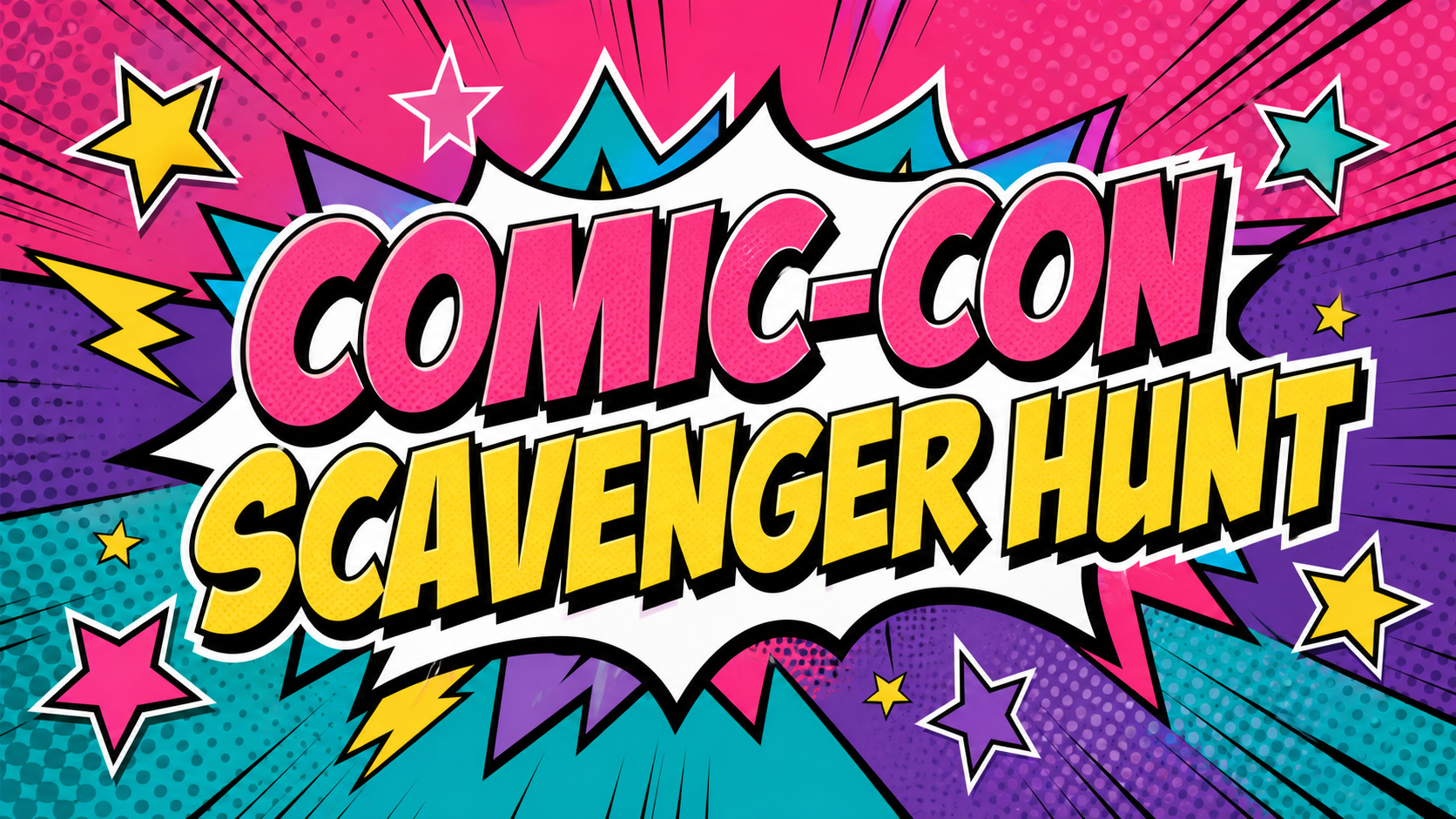 Comic-Con Scavenger Hunt banner